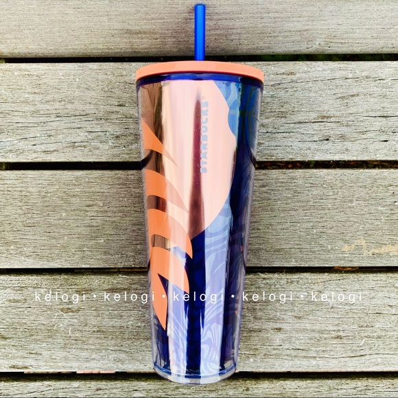 🌴LAST ONE🌴Starbucks Palm Leaf Mirror Tumbler - Picture 4 of 9